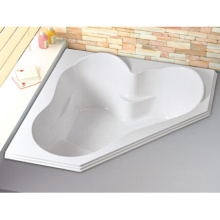 Baignoire d&#39;angle encastrée de 54 po x 54 po